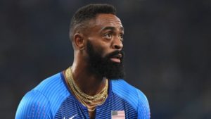 US sprinter, Tyson Gay