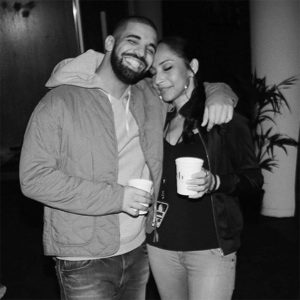 Drake cuddles sade